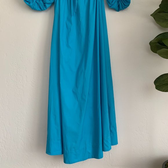 SOLD NWT Staud Tangier Cutout Ruched Maxi Dress XS - Picture 7 of 15